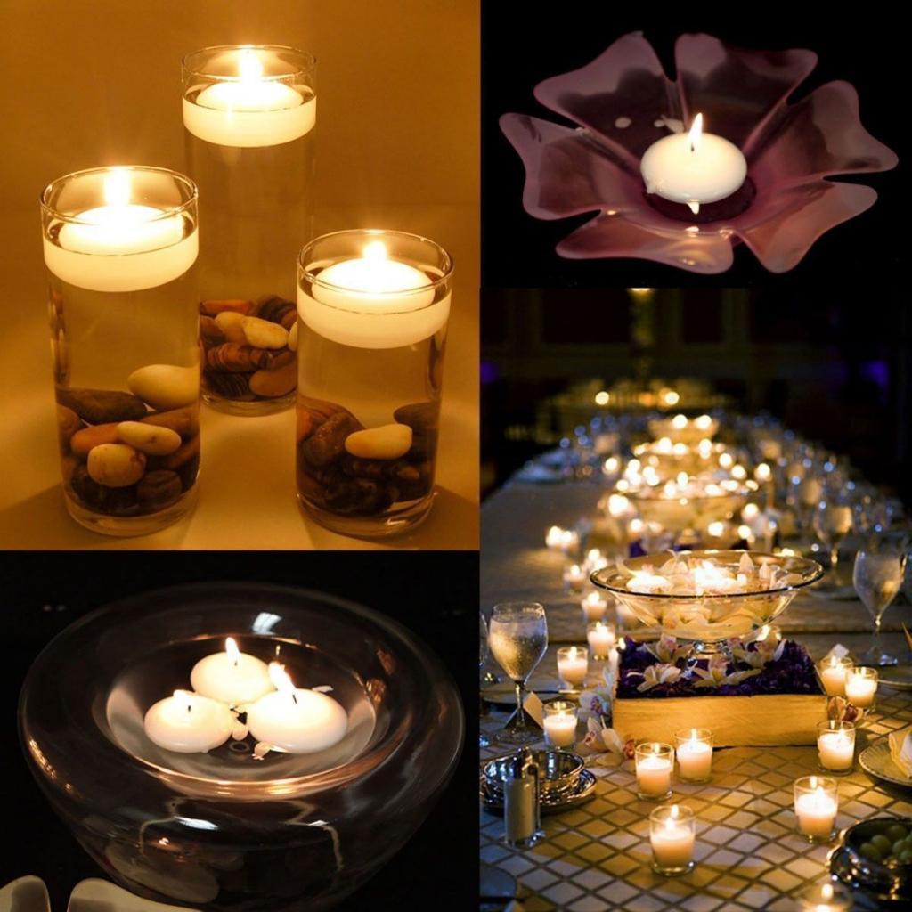 Candle Making Event - 手作りキャンドル型 丸型プラスチック製フローティングディスク型キャンドル作成ツール イベントパーティー 結婚記念日用品