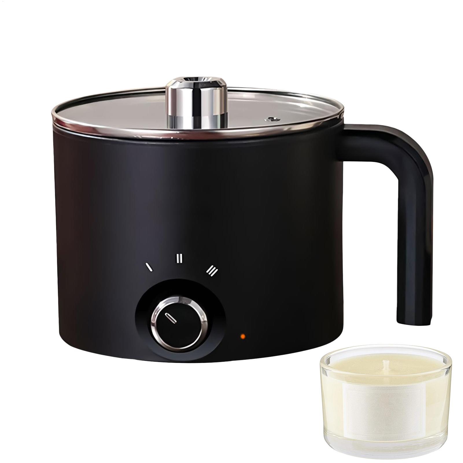 Candle Making At Home - キャンドルワックス溶解ポット 1.5L 大型ステンレス製電気式ノンスティックキャンドル製造ポット 溶解ピッチャー (石鹸、キャンディー、チョコレート用)