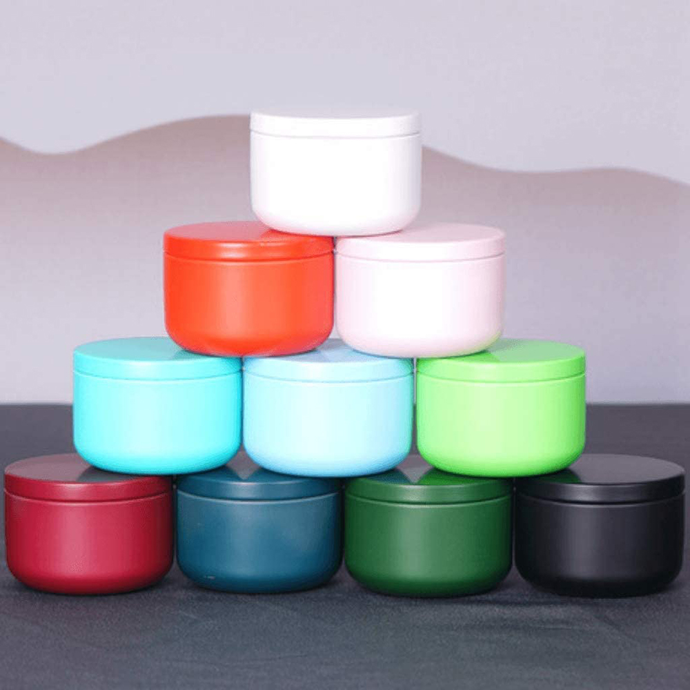Kraft Box Candle - 密閉型ティー缶,気密プレート付き容器,ミニポータブルコンテナ,コーヒースパイス,ジュエリー製造用