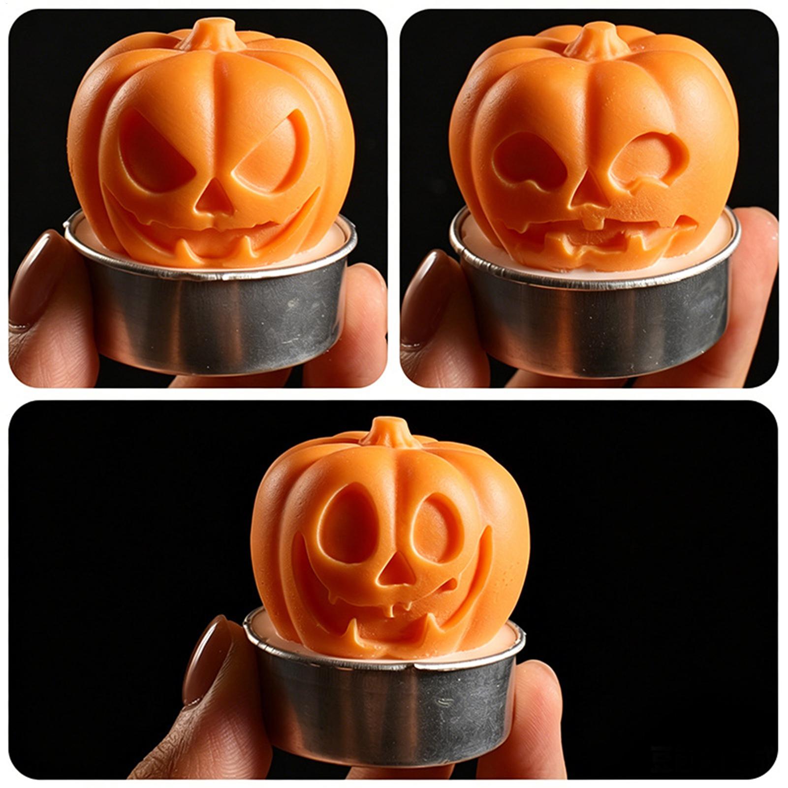ハロウィン パンプキンキャンドルモールド 3D パンプキン型 - Candle Making Workshops のレビューと価格