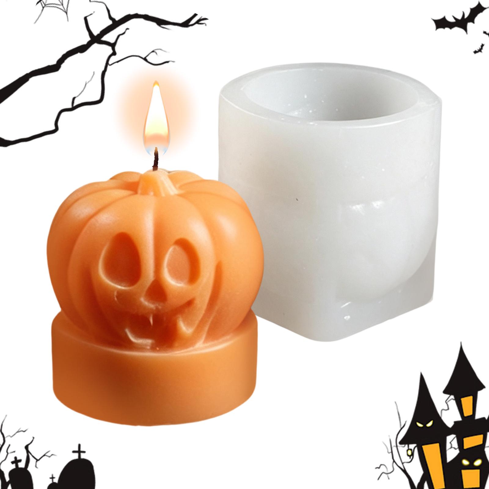 ハロウィン用パンプキンシリコンキャンドルモールド1個、手作り - Candle Making Workshops のレビューと価格