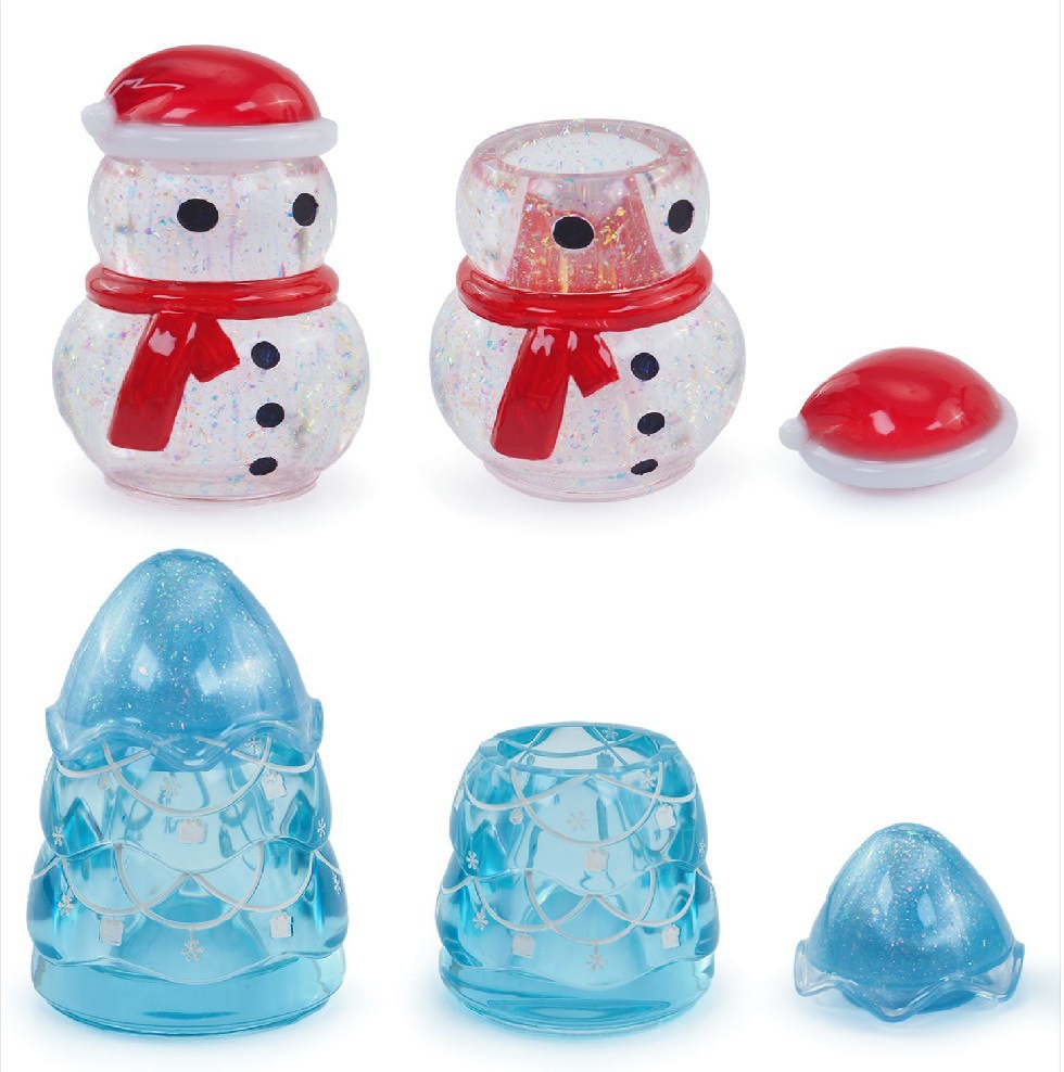 エポキシ樹脂のクリスマス収納ジャー,型,雪だるま,クリスマス - Kraft Box Candle のレビューと価格