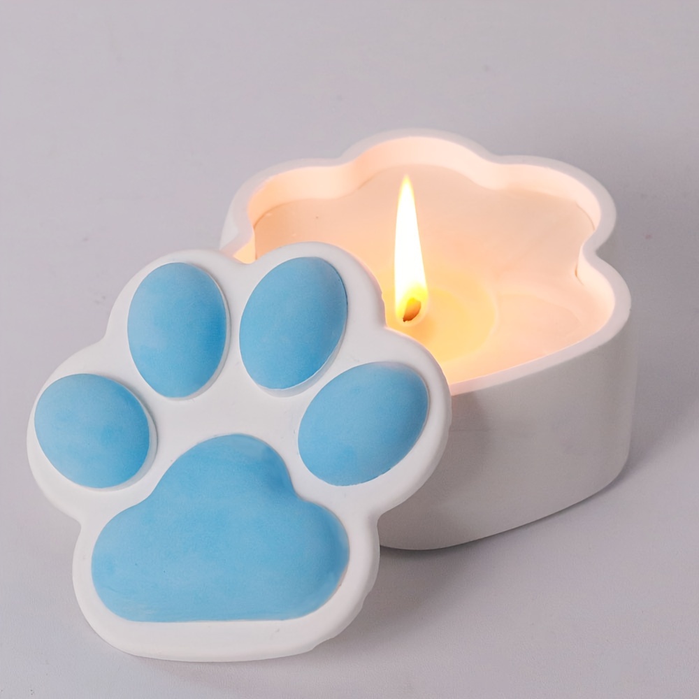 猫の爪型収納ボックスシリコンモールドDIY蓋付きキャンドルジ - Kraft Box Candle のレビューと価格