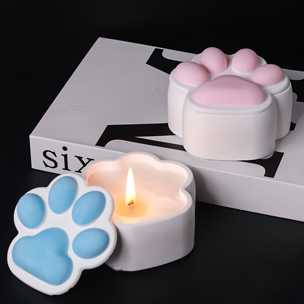 猫の爪型収納ボックスシリコンモールドDIY蓋付きキャンドルジ - Kraft Box Candle のレビューと価格