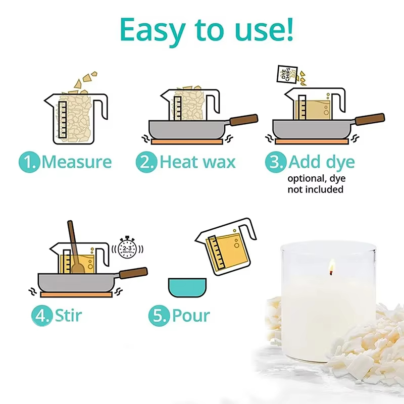 1kg/500/250/100g 純粋な大豆ワックス手作りキ - Candle Making At Home のレビューと価格