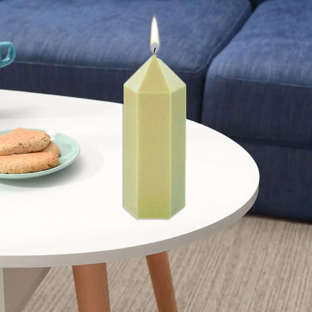 六角形のシリコンキャンドルモールド,樹脂石鹸型,日曜大工,キ - Candle Making At Home のレビューと価格