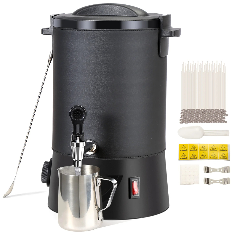 6.5L 10L キャンドル製造用ワックスメルター 大型電気 - Pour Pot Aluminum のレビューと価格