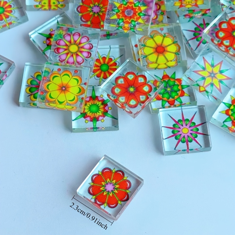 100/200グラムの透明モザイク素材、2.3*2.3cmの - Candle Making Los Angeles のレビューと価格