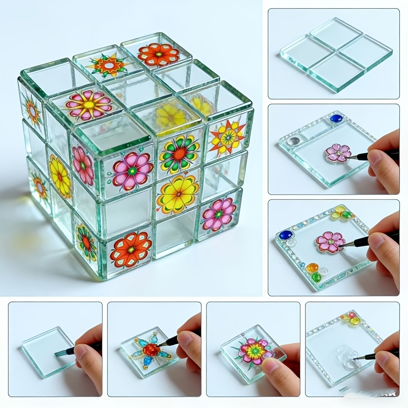 100/200グラムの透明モザイク素材、2.3*2.3cmの - Candle Making Los Angeles のレビューと価格