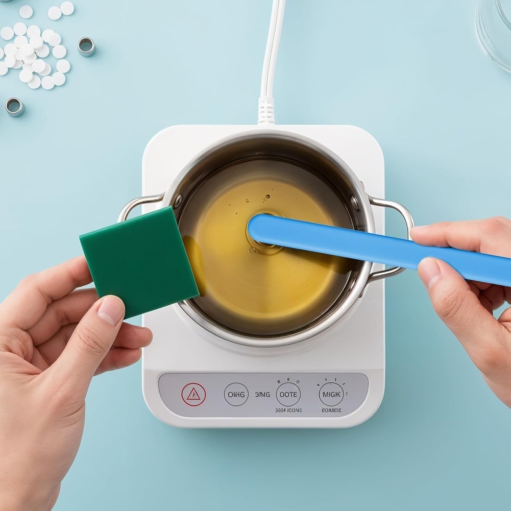 エポキシ樹脂加工用シリコン攪拌ツール10個セット、ワックス注 - Candle Making Workshops のレビューと価格
