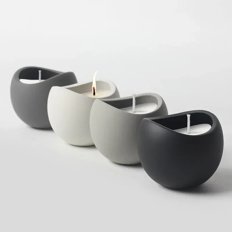 1-2個 DIY アーク型キャンドルジャー シリコンモールド - Kraft Box Candle のレビューと価格