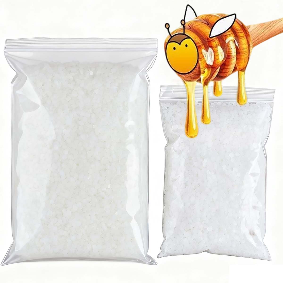 200g-1000g 白蜜蝋 純天然粒状 香り付きキャンドル - Candle Making Los Angeles のレビューと価格