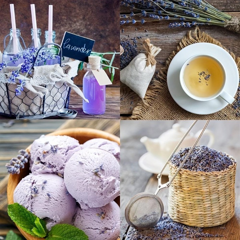 1袋30gのドライラベンダーフラワーペタル。天然素材で、DI - Candle Making Event のレビューと価格