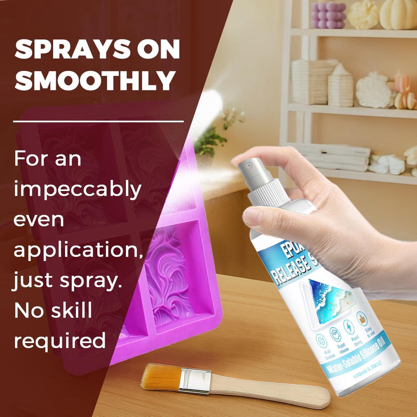シリコーン型取りスプレー 100ml 型取り用潤滑剤 速乾性 - Candle Making Workshops のレビューと価格