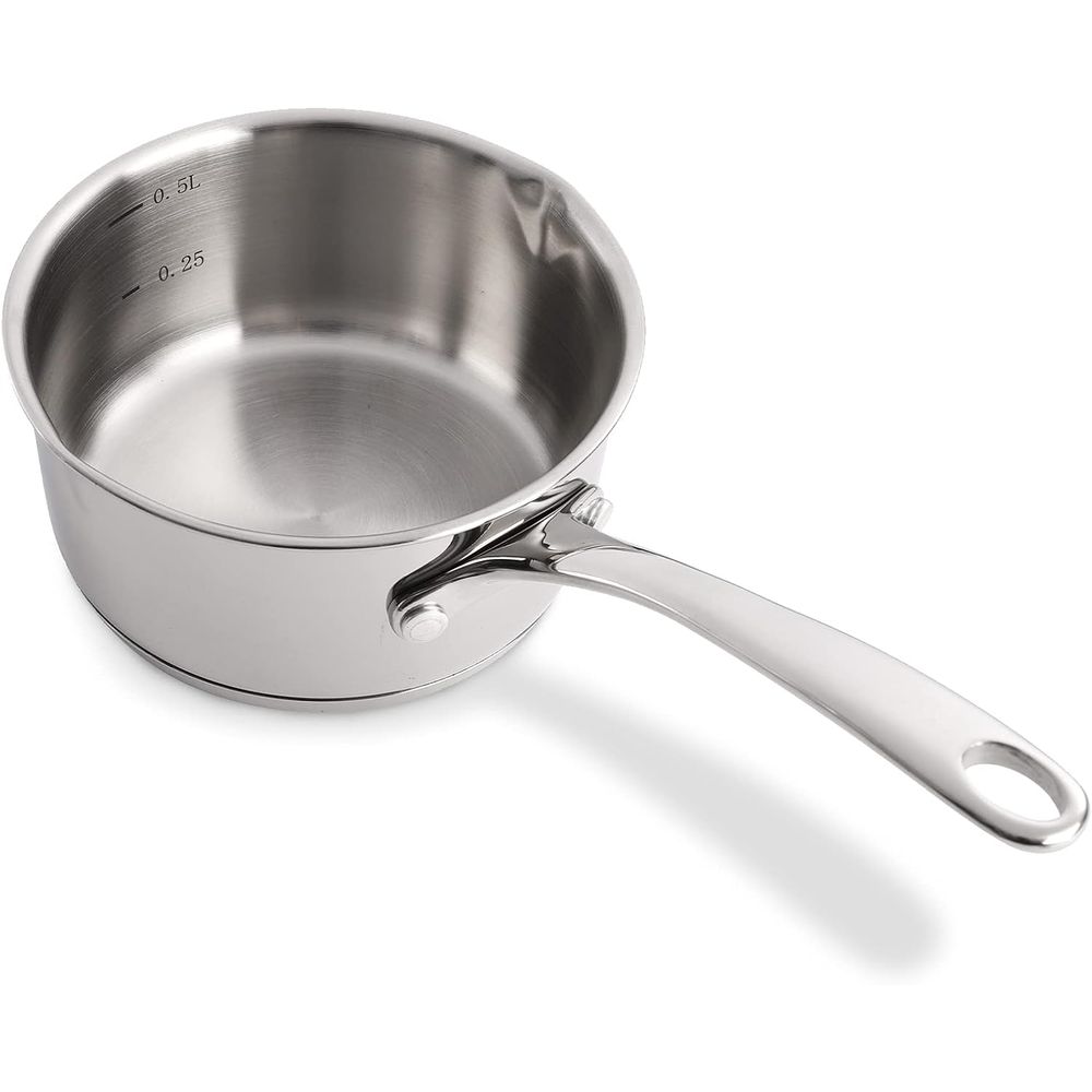 18/10ステンレス鋼バターウォーマー計量パン、0.5クォー - Pour Pot Aluminum のレビューと価格