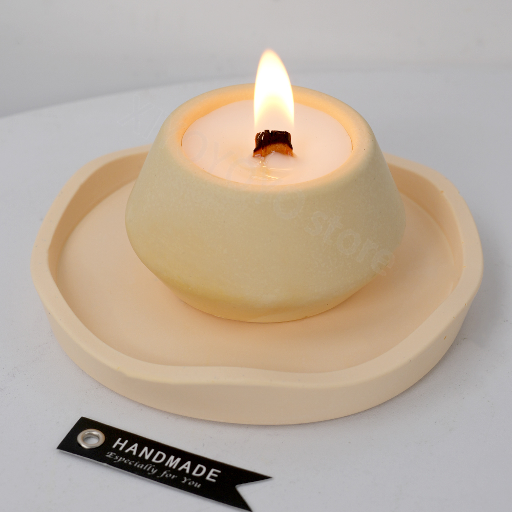 家の装飾のための丸いボウルの収納ボックス,シリコン型,特許取 - Kraft Box Candle のレビューと価格